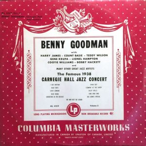 Benny Goodman альбом The Famous 1938 Carnegie Hall Jazz Concert