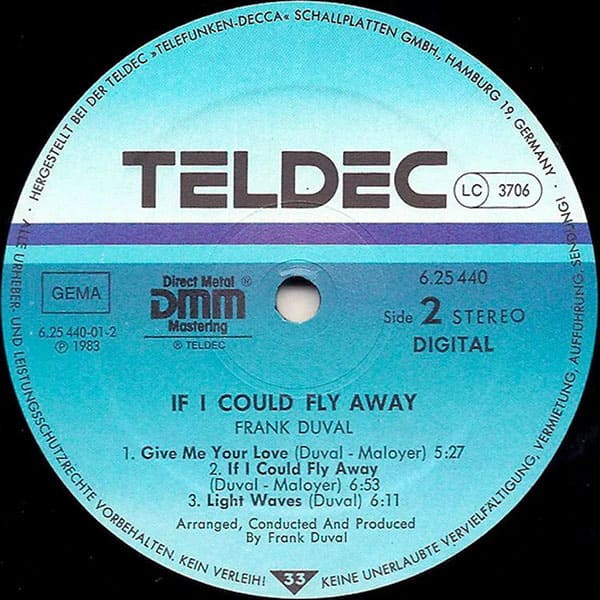 Frank Duval альбом If I Could Fly Away (2) Frank Duval альбом If I Could Fly Away (2)