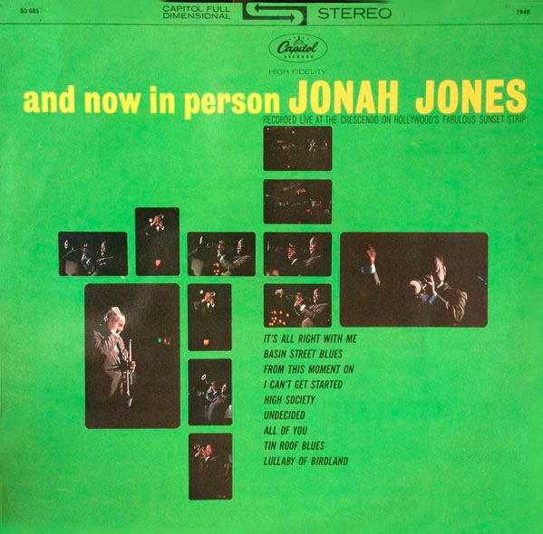 Виниловая пластинка Jonah Jones альбом And Now In Person Jonah Jones Виниловая пластинка Jonah Jones альбом And Now In Person Jonah Jones