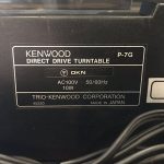 Виниловый проигрыватель KENWOOD P-7G 4 Виниловый проигрыватель KENWOOD P-7G