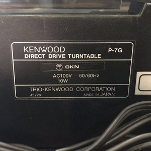 Виниловый проигрыватель KENWOOD P-7G