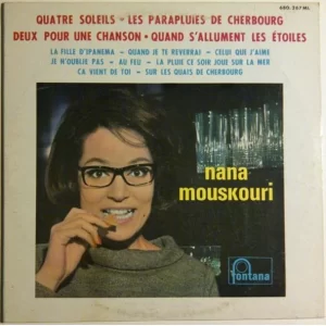 Виниловая пластинка Nana Mouskouri альбом Quatre Soleils