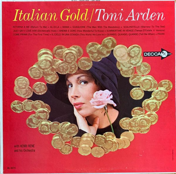 Виниловая пластинка Toni Arden альбом Italian Gold Виниловая пластинка Toni Arden альбом Italian Gold